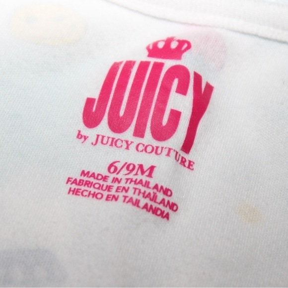 Juicy Couture Baby Onesies 6-9 months Set of 2 - Picture 3 of 4